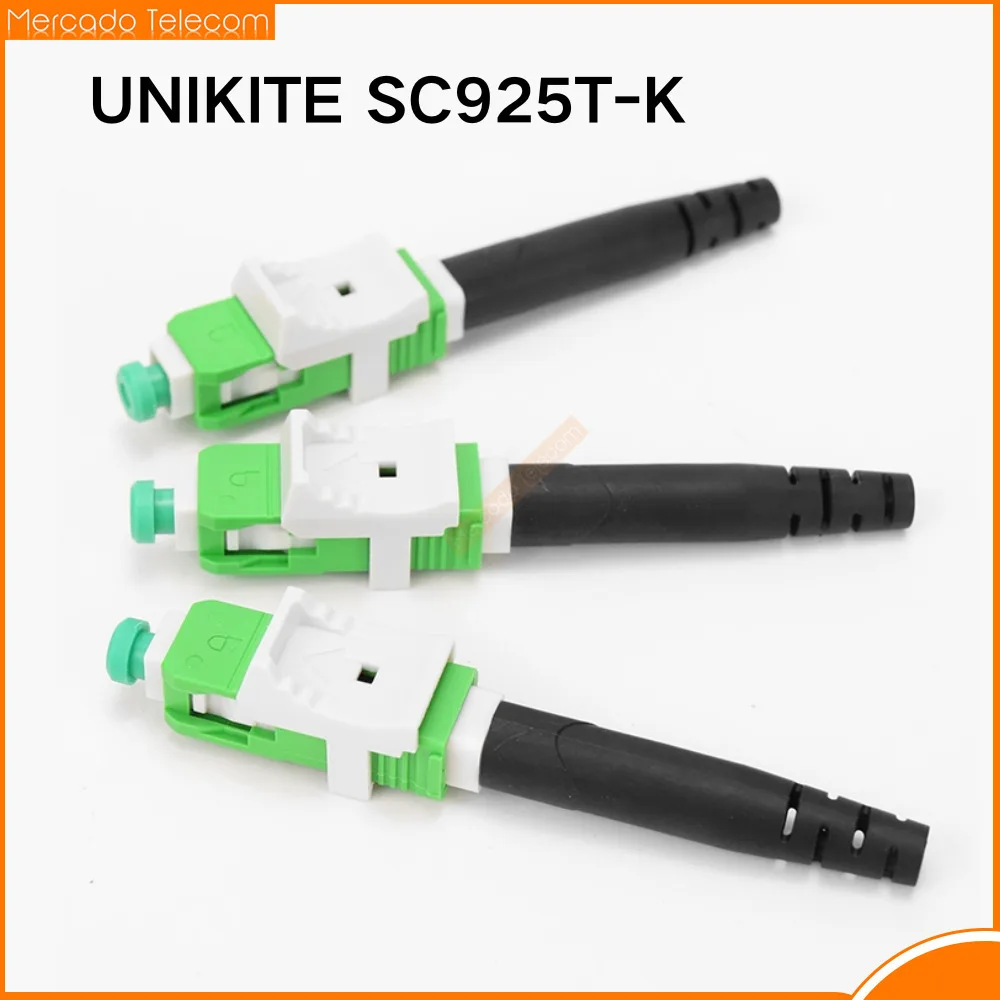 Фото UNIKITE ESC925T-K FTTH Полевой быстрый оптоволоконный разъем SC APC UPC с быстрым оптоволоконным разъемом с толкателем №1