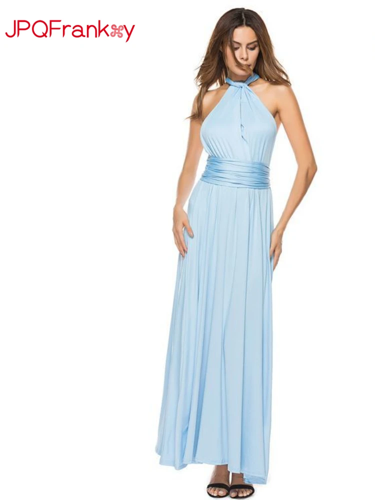 

Wear Multi-method and Multi-rope Cross Backless Sexy Bandage Dress Long Skirt Dress Dresses for Women Maxi Dresses for Women