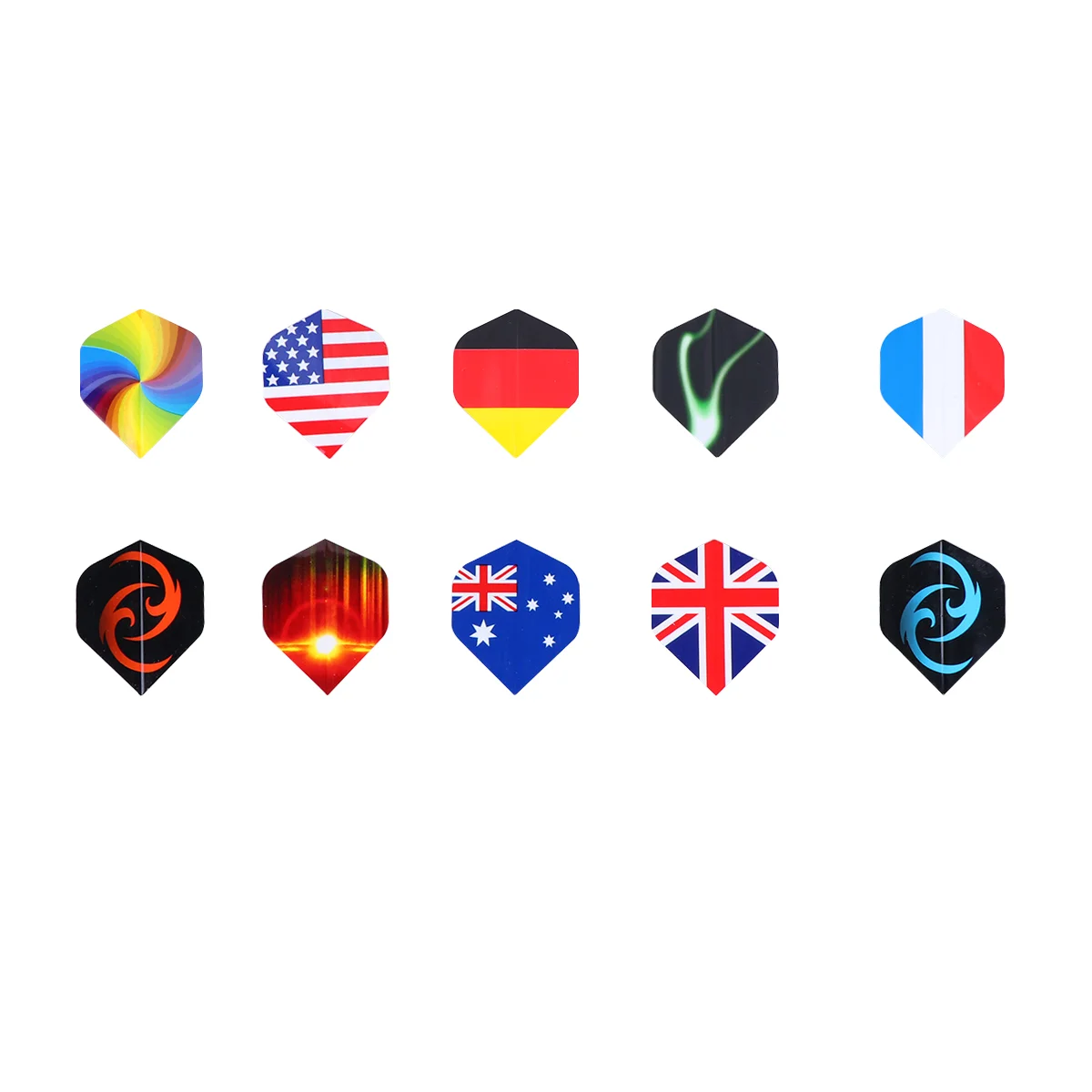 

30pcs Dart Flights Standard Shape for Dart Games