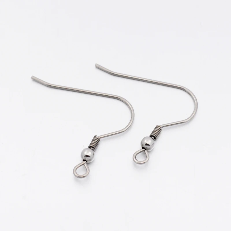 100pcs 20x18mm 316L Stainless Steel Earrings Hooks Perfect for Jewelry Making DIY Accessories Needlework Bijoux Design Material