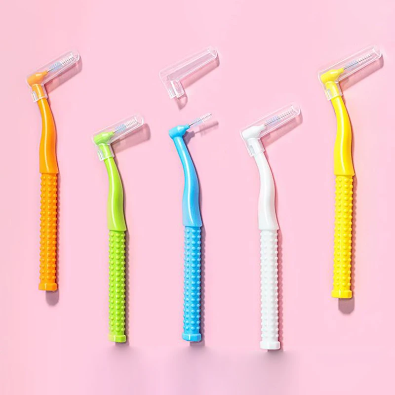 10 шт. межзубная щетка для ортодонтической чистоты между зубами микрощетка