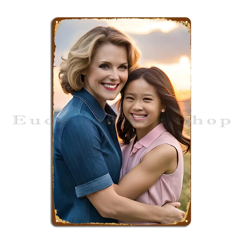 

Mom S Day Metal Plaque Customized Wall Decor Party Plates Funny Custom Tin Sign Poster