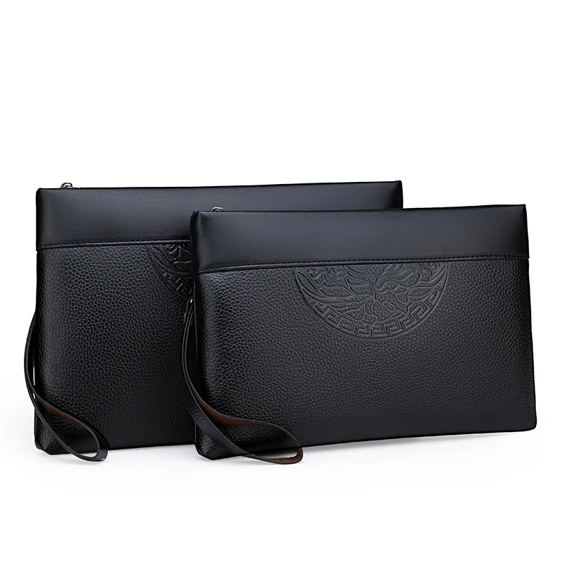 

Fashion Designer Brand PU Leather Men's Envelope Handbag Wallet Card Bag Sacoche Homme Bolso Hombre Bag for Men Pochette Uomo