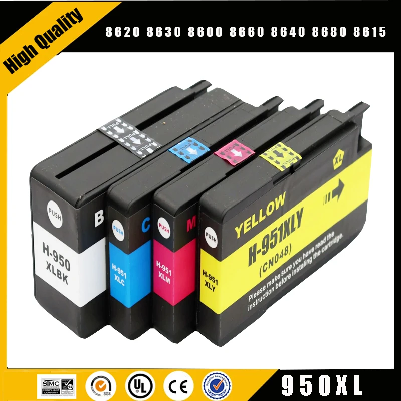 

einkshop Compatible HP 950XL 951XL HP950 Ink Cartridge for HP 950 951 Officejet Pro 8100 8600 251dw 276dw 8630 8650 8615 8625
