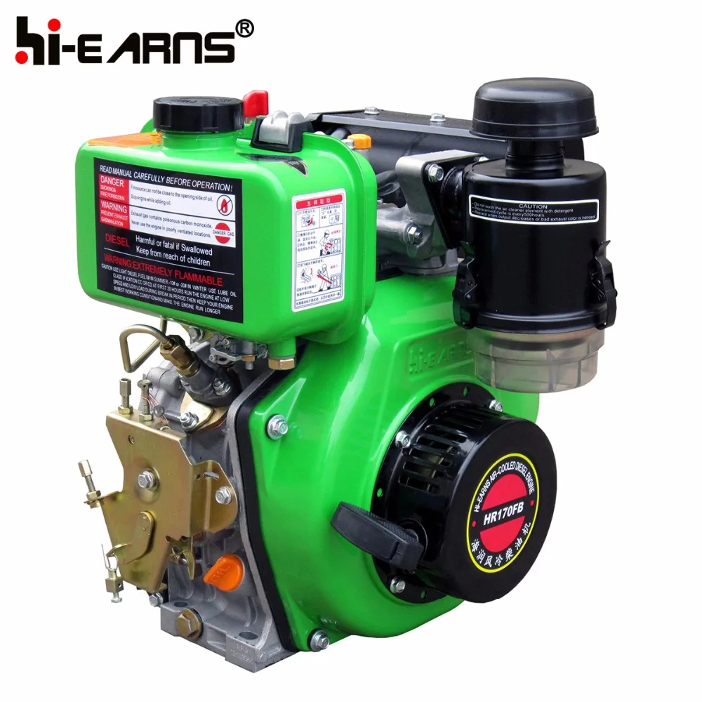 Китайские двигатели 5 с воздушным охлаждением для культиваторов 170