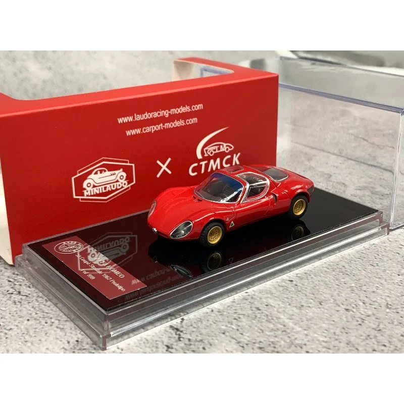 Фото Модель автомобиля CTMCK 1/64 из сплава ALFA ROMEO 33 Coupe Stradale 1967 года, детская игрушка, предмет коллекционирования, подарок для мальчиков №3