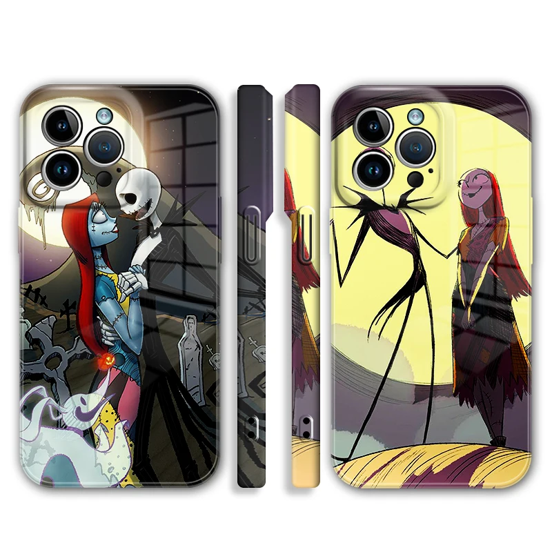 

Nightmare Before Christmas For iPhone 14 13 12 mini 11 Pro Max s XR XS X 8 7 6 6S Plus Feilin Phone Case