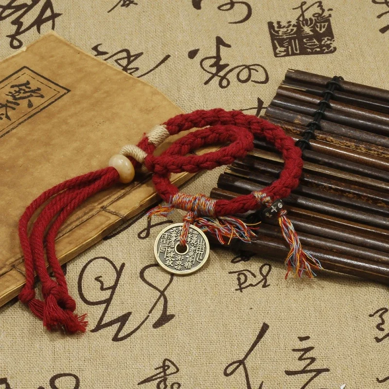 Китайский горный призрак браслет с деньгами национальный ветер тибетский ручной