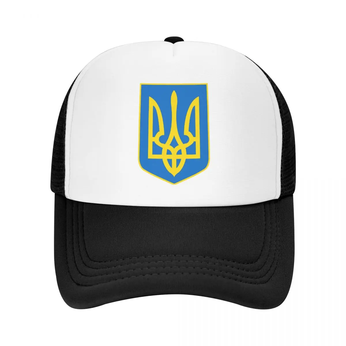 

Coat Of Arms Ukraine Flag Trucker Hat Adjustable Ukrainian Emblem Baseball Cap for Men Women Outdoor Snapback Caps Sun Hats