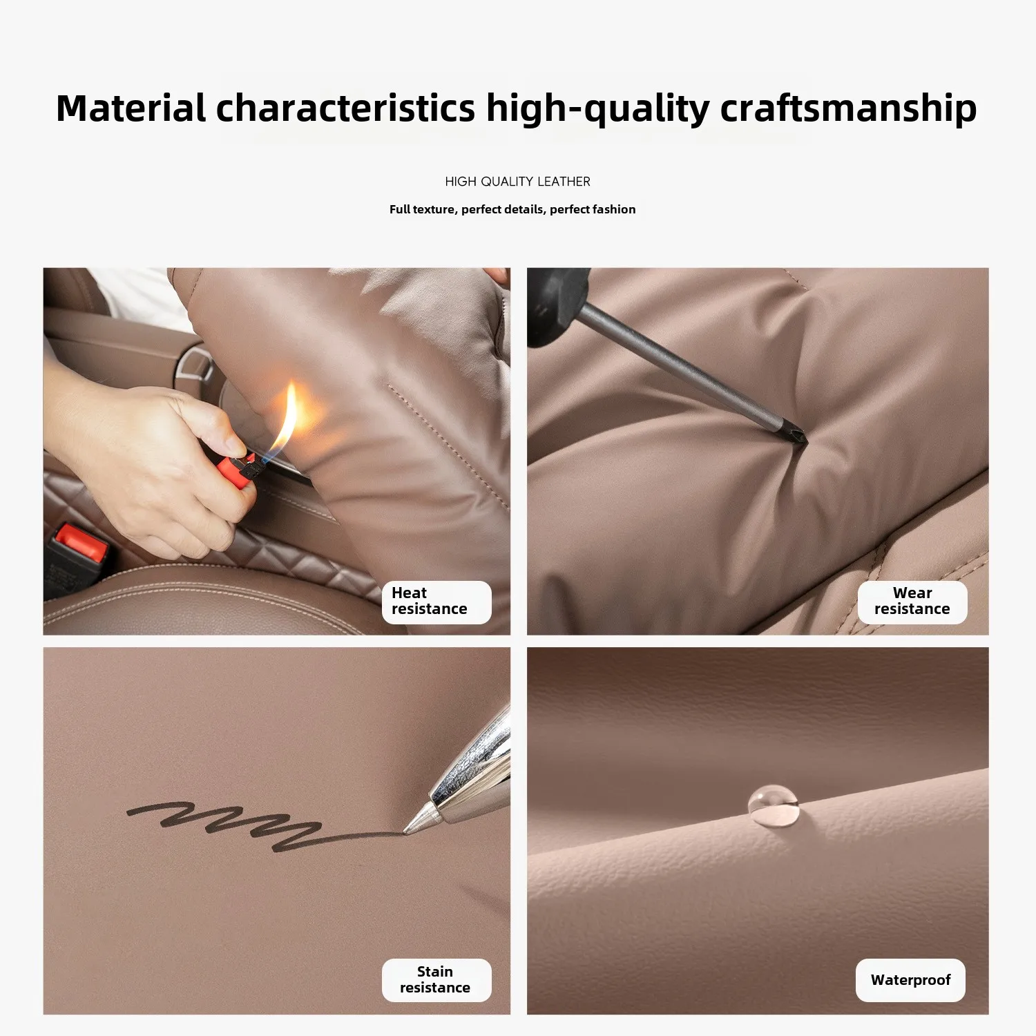 Защитный чехол на автомобильное сиденье мягкая кожаная подушка для