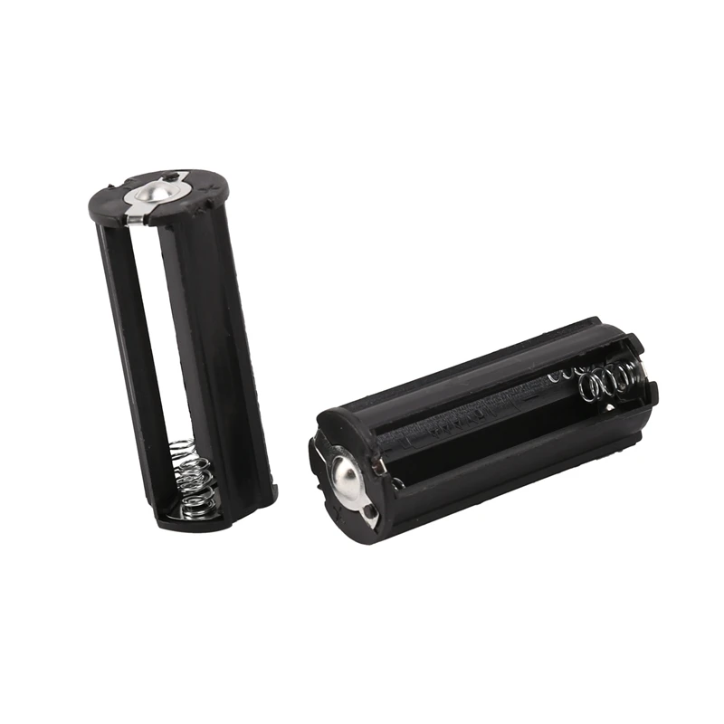 

2Pcs Black Battery Holder For 3 X 1.5V AAA Batteries Flashlight Torch
