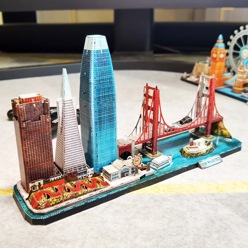 Металлическая Сборная модель 3D Трехмерная головоломка стальная |