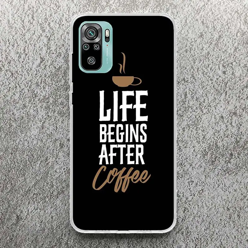 Coffee Wine Cup Print Soft Case for Xiaomi Redmi 10 10A 10C 9 9A 9C 9T 10X Phone Shell 8 8A 7 7A 6 Pro 6A S2 K20 Pattern Cover images - 6