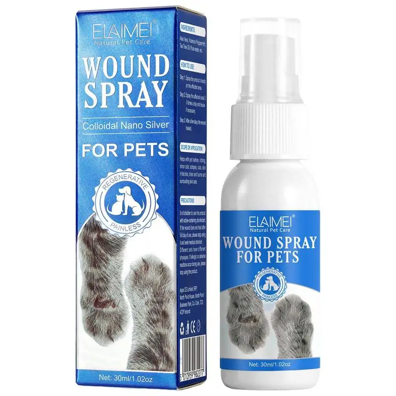 

Itch And Irritation Relief Suitable For Cats, Dogs Or Other Pets Skin Care Spray Pet Wound And Skin Care Spray Wound Protection
