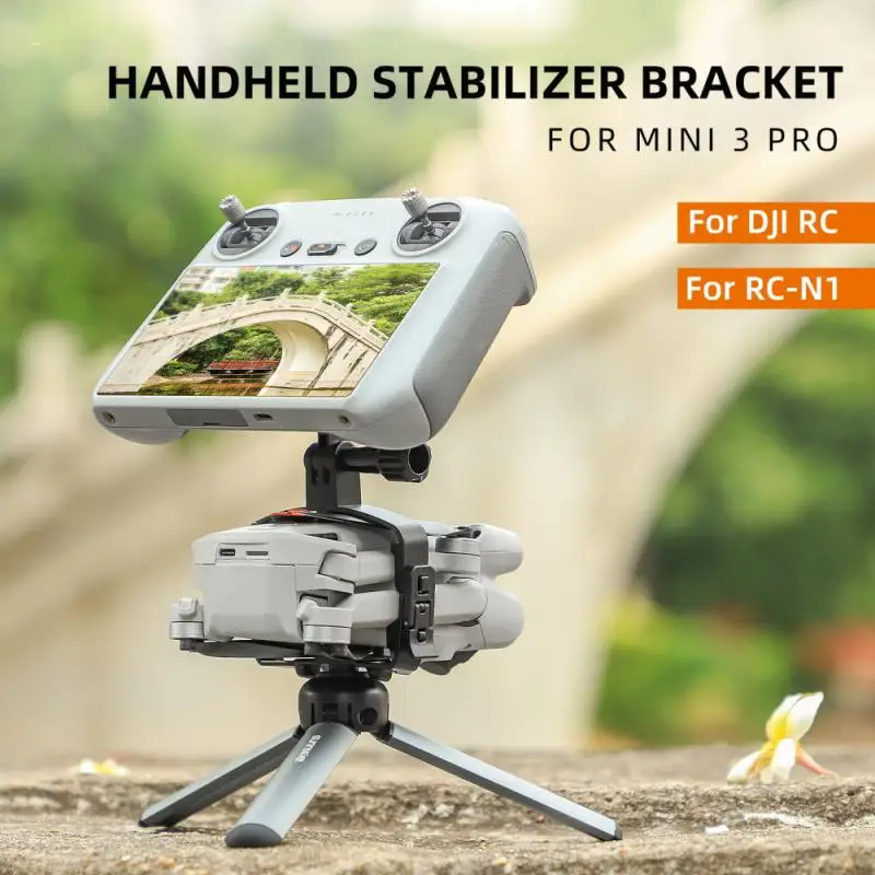 

Drone Accessories For DJI RC/RC-N1 Holder Mount Grip for Mini 3 Handheld Gimbal Bracket Stabilizer Parts Camera Sunnylife