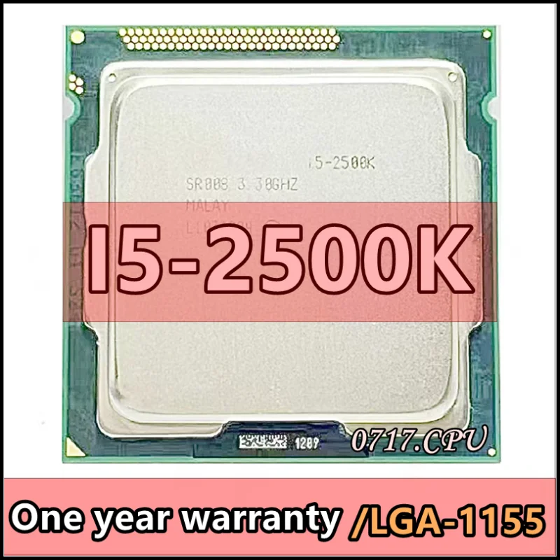 I5-2500K i5 2500 K i5 2500 K SR008 3,3 ГГц четырехъядерный ЦПУ Процессор 6M 95W LGA 1155
