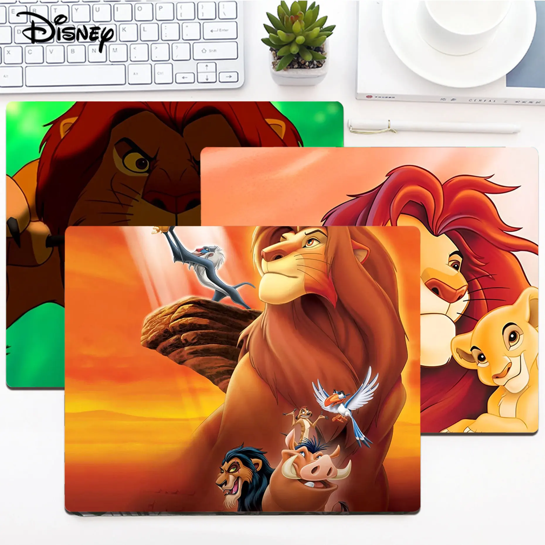 

The Lion King Mousepad Animation Office Student Gaming Thickened Writing Pad Non-slip Cushion Mouse Pad Office Desk Accessories