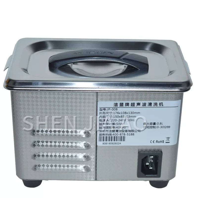 

Цифровая ультразвуковая очистка, преобразователь для корзин, ювелирных изделий, часов, стоматологических плат CD 0,8 л, 35 Вт, 40 кГц, мини Ультра...