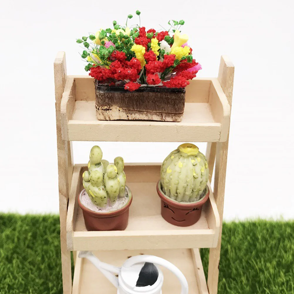 3 шт. уличное растение в горшках украшение для дома полимерные растения улицы