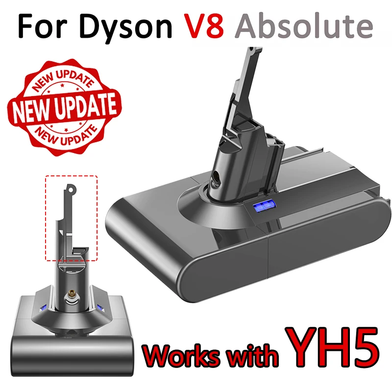 

For Dyson V8 YH5 Battery Absolute Vacuum Cleaner For Dyson V8 Battery V8 SV10 batteri Rechargeable Battery V8 Fluffy V8 Animal