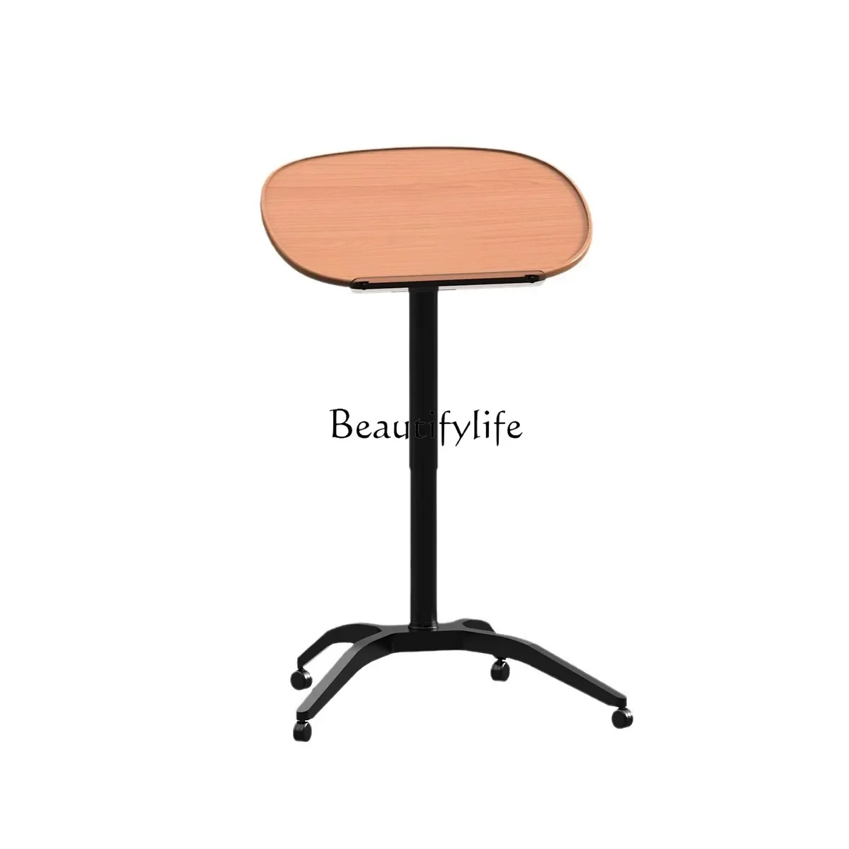 Подвижный подъемный стол из скандинавского вишневого дерева для гостиной