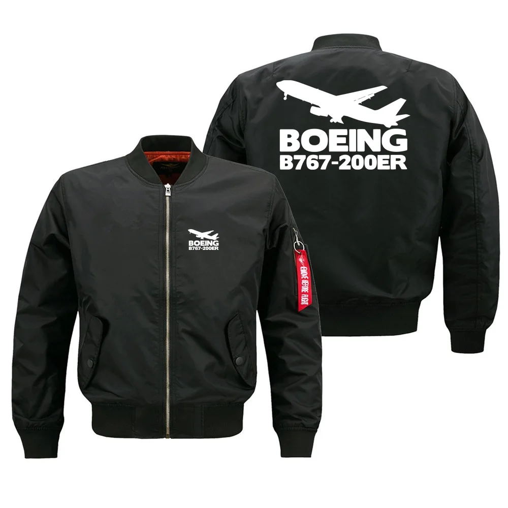 The Boeing B767-200ER Aviation Military Outdoor Flight Men Ma1 Bomber Jacket Windproof Man Baseball Coats Clothing