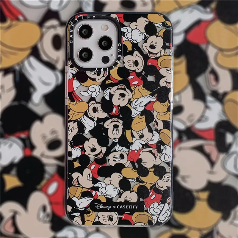 

Cute Disney Mickey Minne Soft Case for iPhone 12 Pro 11 Pro XS Max X XR 7 8 Plus Back Cover Silicone TPU Anti-fall Shell