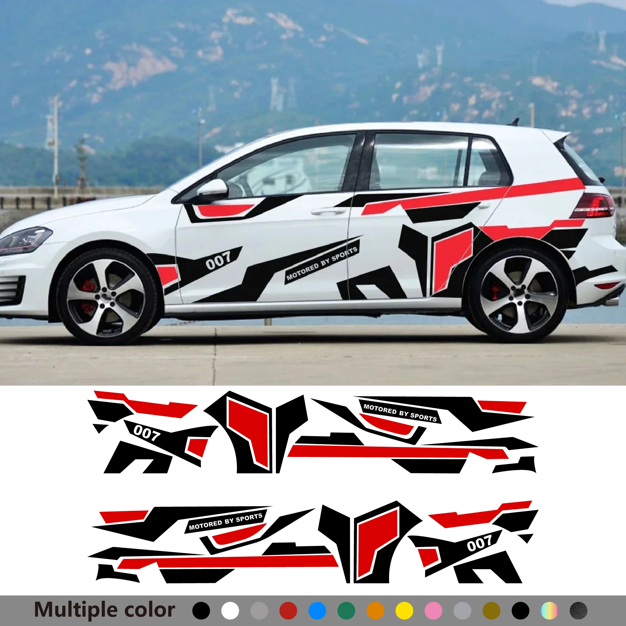 Универсальные Наклейки На Кузов Автомобиля Виниловые Для Volkswagen BMW Ford Skoda Subaru Tesla