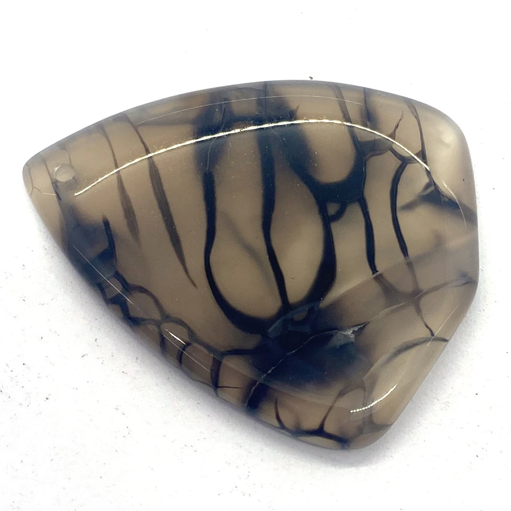 5 Pcs/bag Natural Stone Grey Agate Dragon Pattern Pendant Fashion Glamour Ladies for Jewelry Making Necklace Accessories Gift