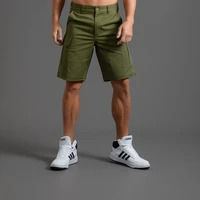 mens cotton cargo shorts male multi pocker thin breathable bermuda shorts 2022 summer high quality casual business short pants