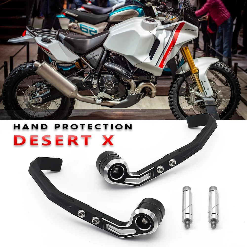 

For Ducati DesertX Adventure Desert X 2022 2023 Motorcycle Accessories Brake Handle Protects CNC Adjustable Pro Hand Guard