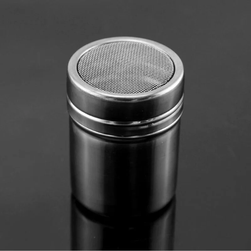 

1Pc Stainless Steel Coffee Shaker Classic Filter Chocolate Sugar Cocoa Flour Sifter Powdered Sugar Cinnamon Sieve Kitchen Tools