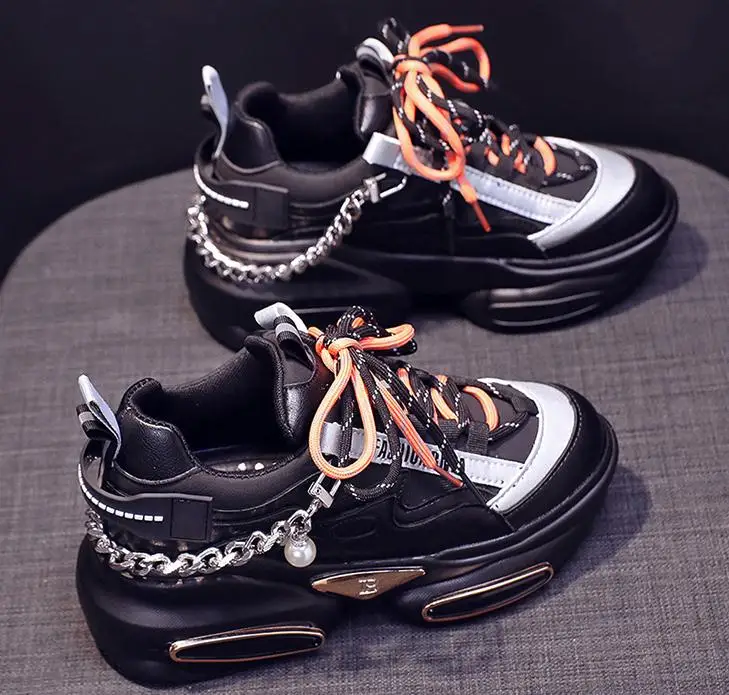 Black Breathable Women's Sneakers New Lace-Up Low Top Casual Woman Vulcanize Shoes Comfy Candy Color Summer Outdoor Sports Shoes