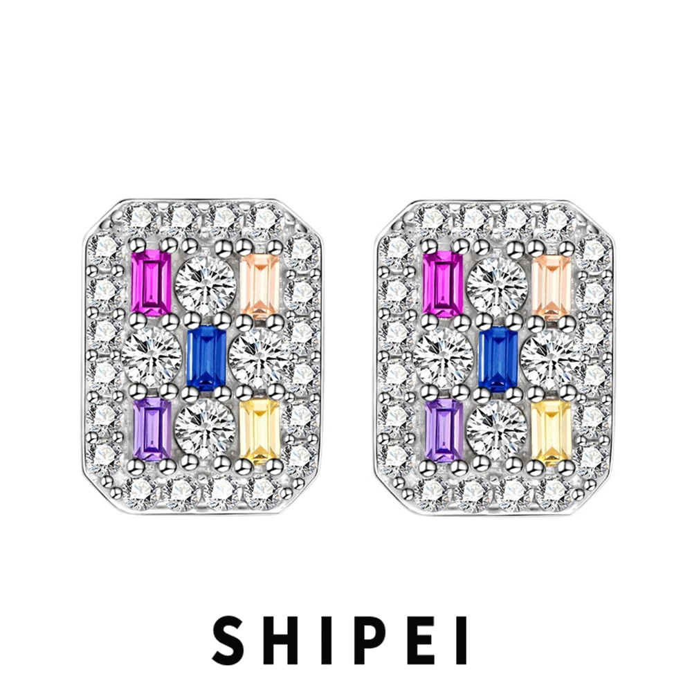 

Женские серьги-гвоздики из серебра 925 пробы с сапфирами