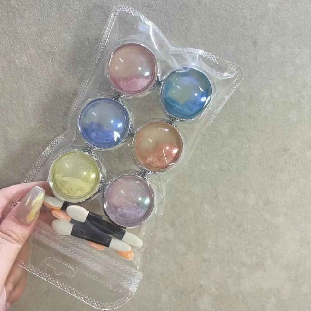 Новая голографическая пудра для ногтей Aurora Mermaid перламутровый гель-лак украшение