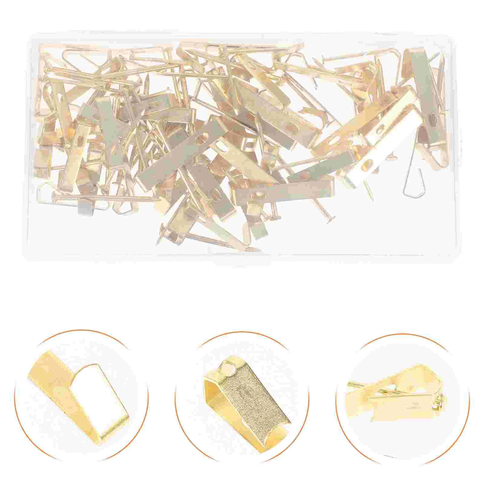 

100pcs Clothes Wall Hanger Wall Mounted Hooks Picture Frame Hangers Bag Wall Hanger Picture Hanging Hooks for Office Home