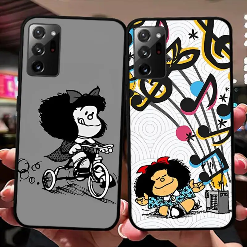 

Mafalda Anime Cute Girl Phone Case for Samsung Note 5 7 8 9 10 20 pro plus lite ultra A21 12 72
