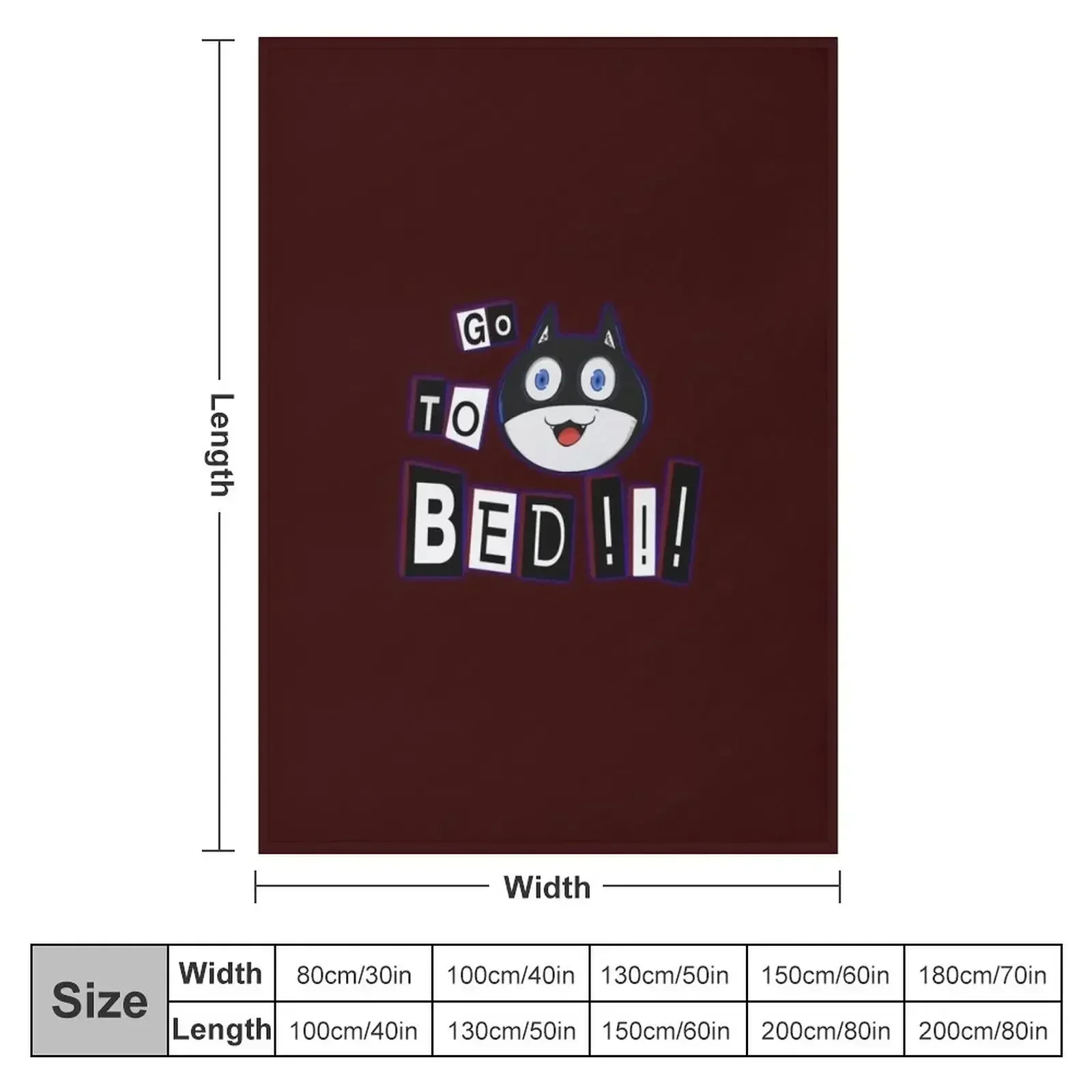 Morgana - P5 Иди к постели пледы персонализированный подарок теплые зимние роскошные