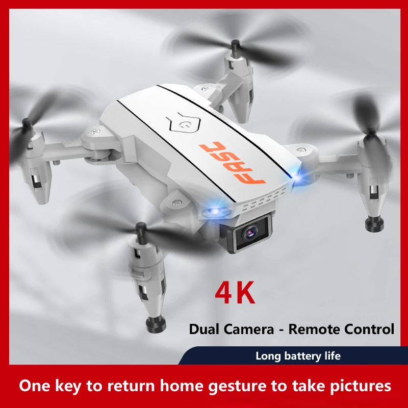 

Unmanned 360 Degree RC Aircraft Quadcopter 4K High-definition Aerial Photography Dual Camera Folding Drone Children's Toy