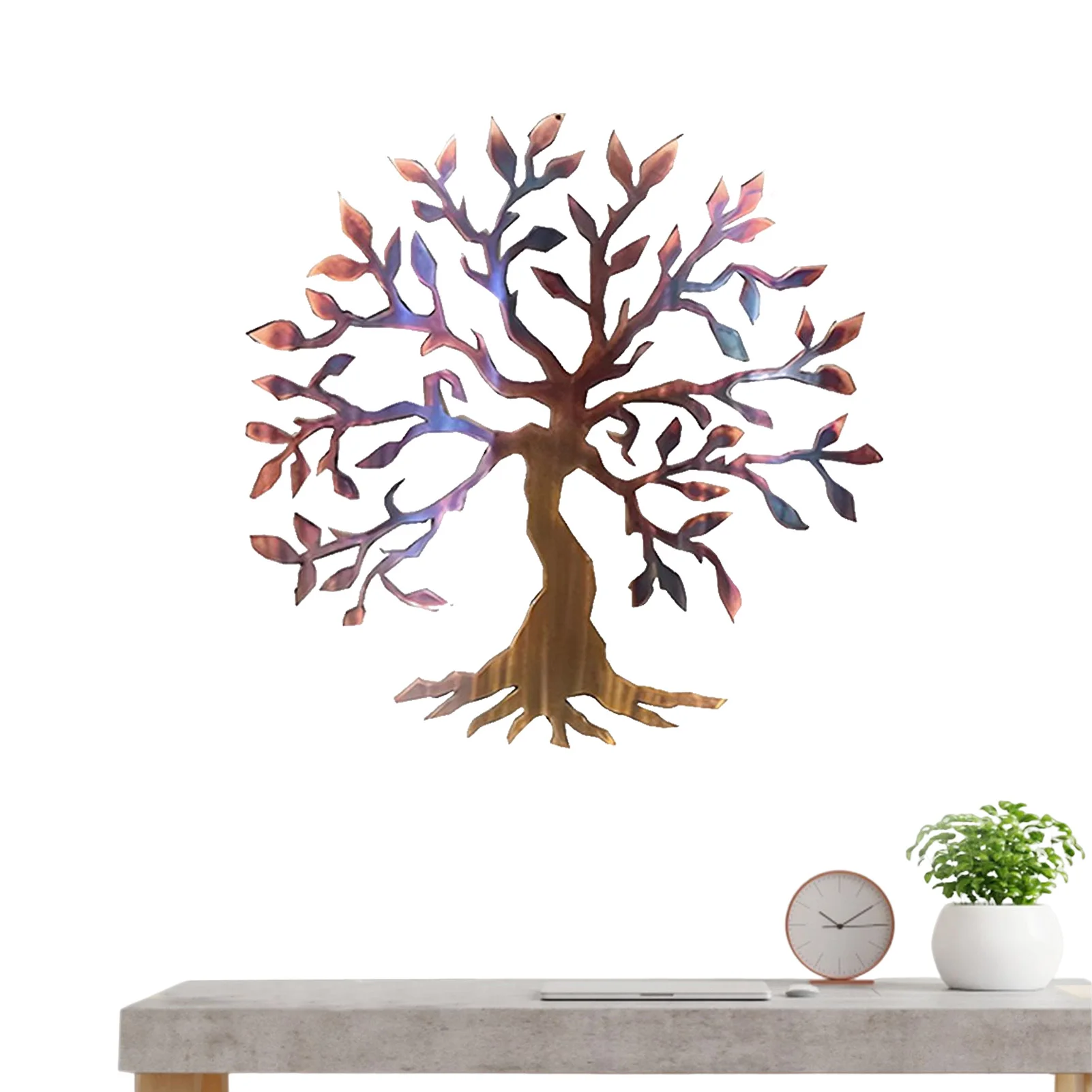 

Декор для дерева, металлическая Настенная Искусство, металлическое художественное настенное украшение, дерево для стен, железный металлич...