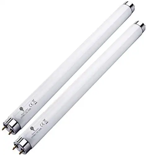 

2 Pack Replacement Lamp Bulb Light Tube 10W for 20W Electronic T8 Fluorescent Light Tube Replacement Bulb for