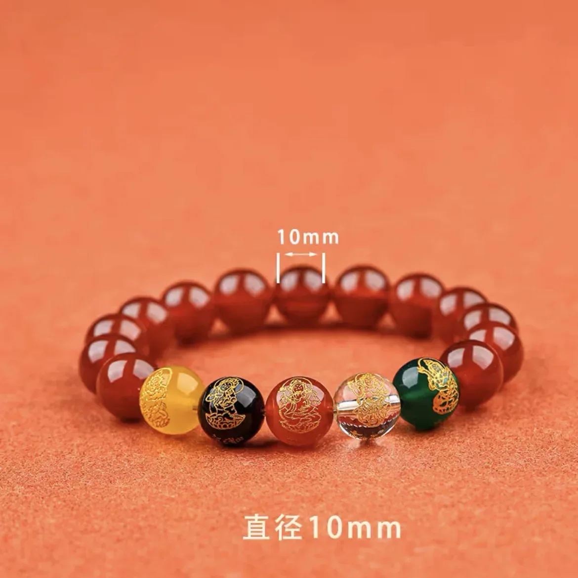 Красный браслет Cinnabar Pixiu