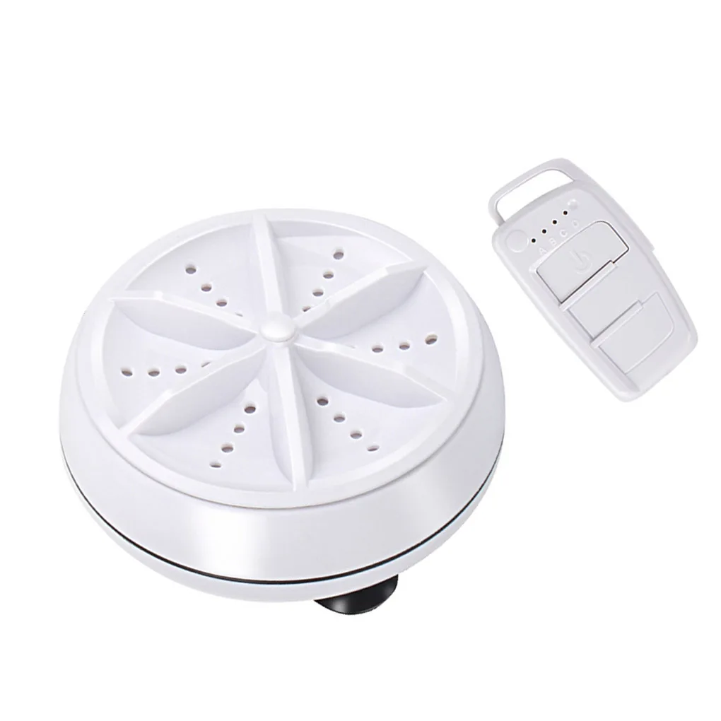 

3 In 1 Mini Washing Machine Portable Ultrasonic Turbine Removes Dirt Washer USB Cable For Travel Home Business Trip Washer