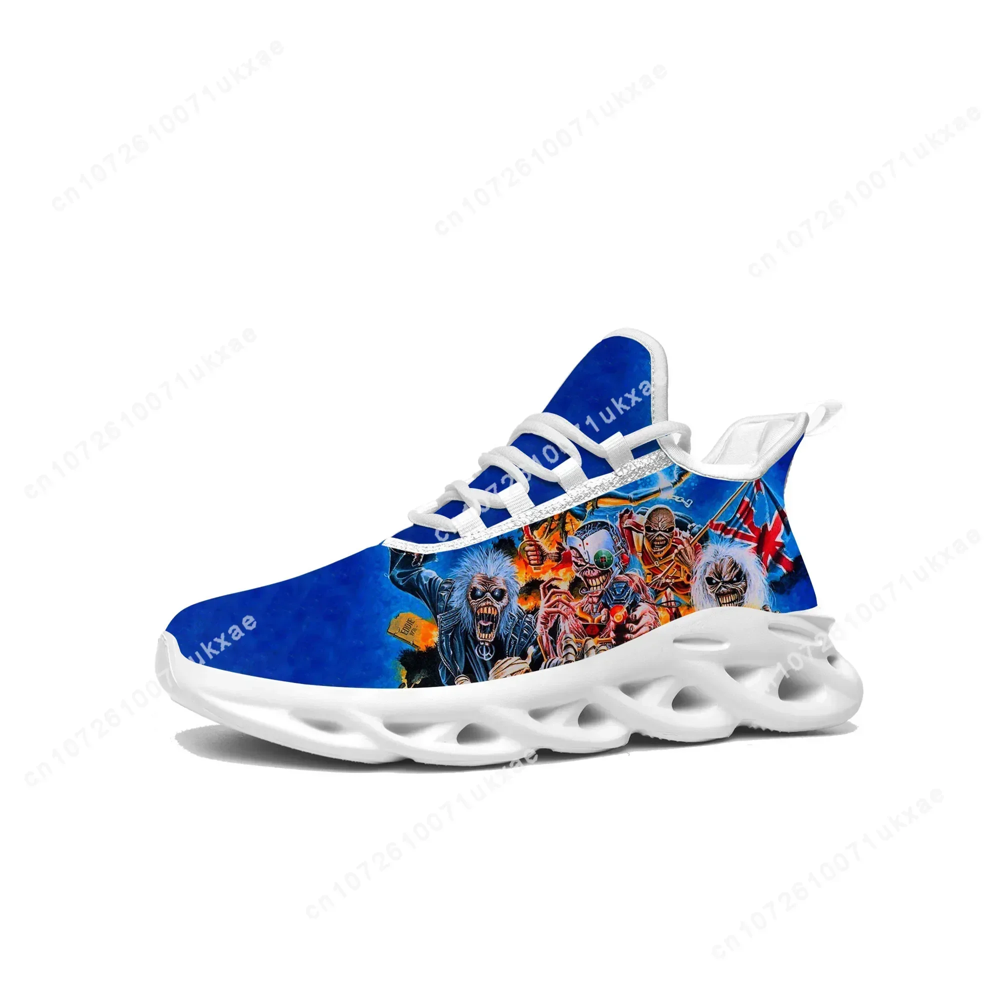 M-Maidens Heavy Metal Rock Band Singer Music Iron Flats Кроссовки Мужская женская спортивная обувь