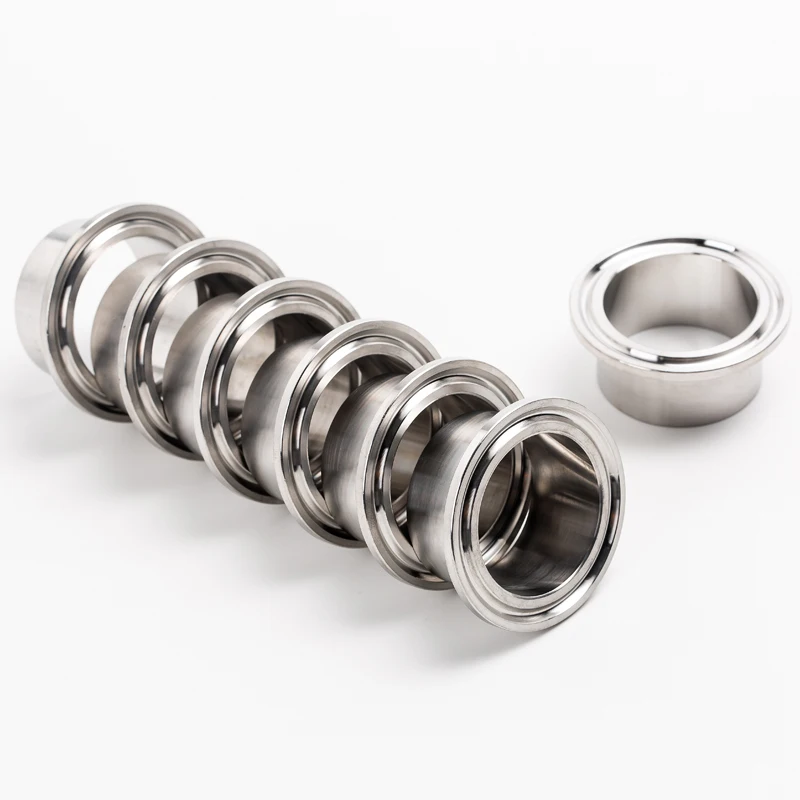 

SUS 304 19MM.32MM.38MM.45MM.51MM Stainless Steel Sanitary Pipe Weld Ferrule Tri Clamp Type Stainless Steel Flange For Homebrew