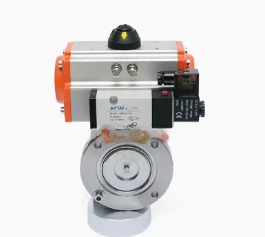 Пневматический вакуумный дроссельный клапан GIQ из нержавеющей стали DN150