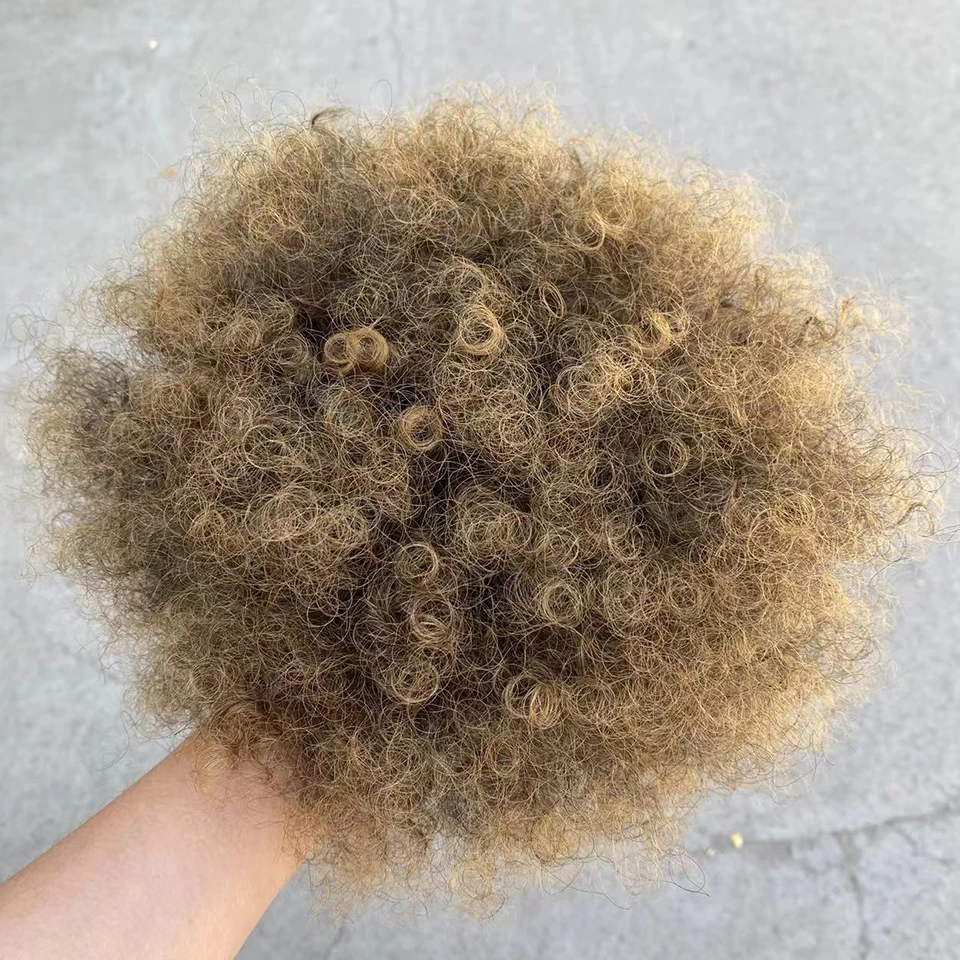 Афро кудрявый конский хвост короткий Африканский пучок шиньон для женщин