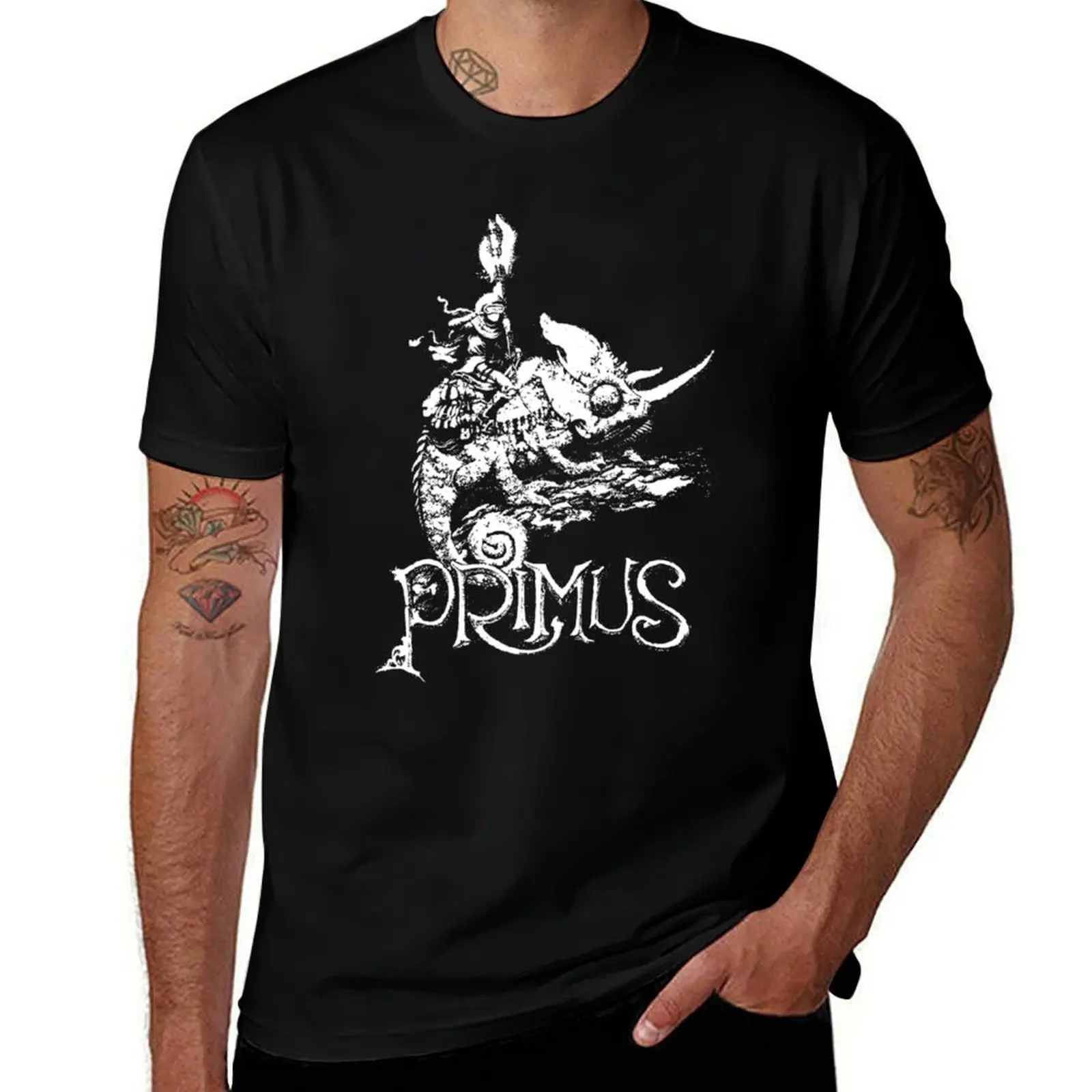 Фото primus full bonglon 342- primus band _gt_gt_ Trending 1 HOODIE T-Shirt Повседневная однотонная рубашка с короткими рукавами №1