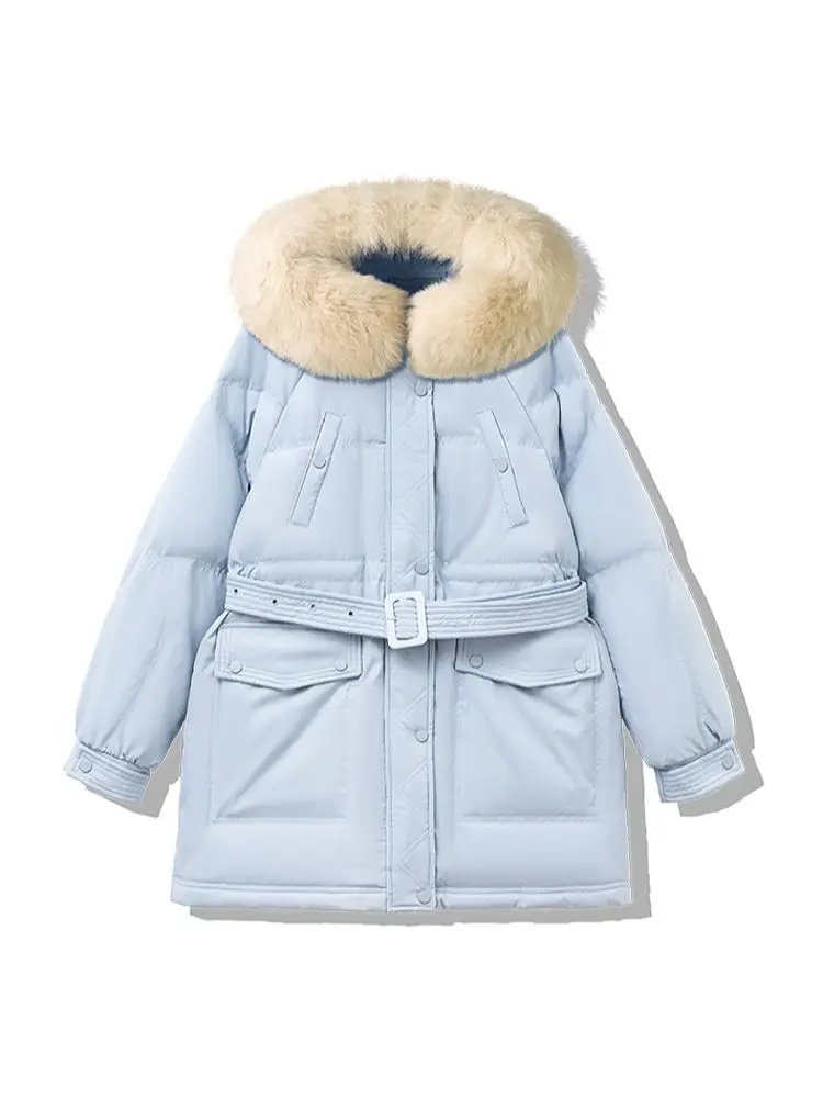 Women Down Jacket New Casual Style Hooded White Duck Down Jackets Autumn Winter Warm Coats And Parkas Female Outwear