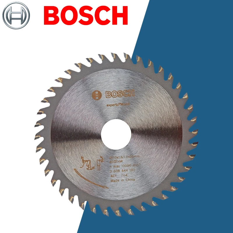 

Bosch 2608644190 Полотно циркулярной пилы из сплава, 4 дюйма, 110 x T40, профессиональная резка древесины, аксессуары для электроинструментов